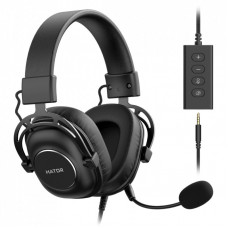 Наушники Hator Hypergang 7.1X USB Black (HTA-844)