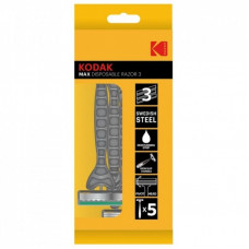 Бритва Kodak MAX 3 silver/black, 5 шт (30419971)