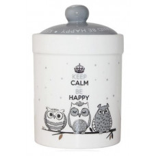 Банка керамічна Be Happy "Совушки» 700мл (109094)