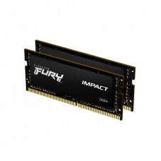 Модуль памяти для ноутбука SoDIMM DDR4 32GB (2x16GB) 2666 MHz Fury Impact Kingston Fury (ex.HyperX) (KF426S15IB1K2/32)
