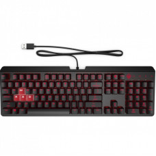Клавиатура HP OMEN Encoder LED 104key Cherry MX Red USB Black (6YW76AA)