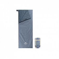 Спальный мешок Naturehike надлегкий Ultralight LW180 NH21MSD09 лівий (15°C) p-p M сіро-синій (6927595777947-L)