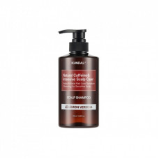 Шампунь Kundal Natural Caffeine & Intensive Scalp Care Shampoo Lemon Verbena От выпадения волос 500 мл (8809693252381)