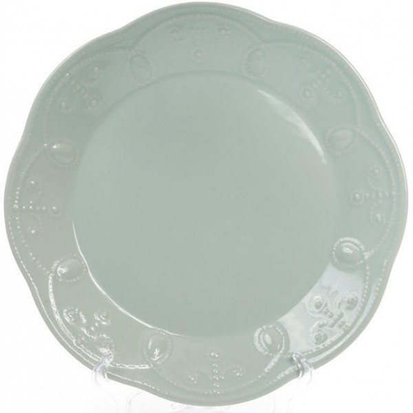 Набір 6 обідніх тарілок Leeds Ceramics Ø28.5см, кам'яна кераміка (м'ятні) (110594)