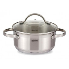 Каструля Fissman Luminosa 3л індукційна зі скляною кришкою (55594)