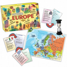 Детская настольная игра "Викторина ЕВРОПА" MKP0904 украинский и английский язык