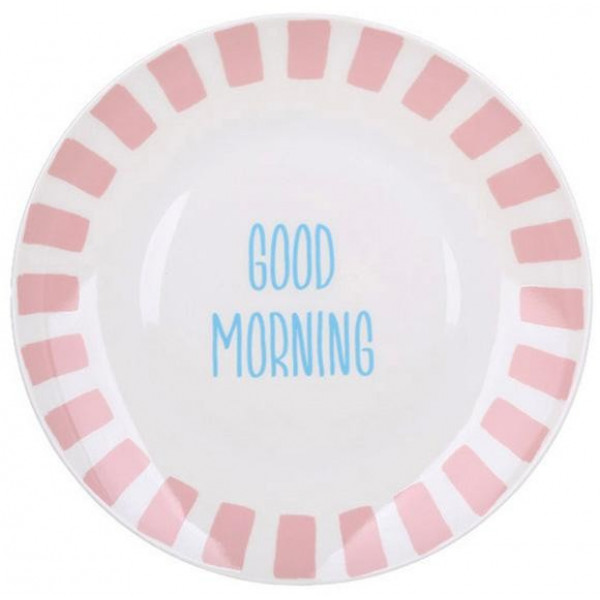Набір 4 порцелянові тарілки "Italia Good Morning" Ø20.5см, кольорові (110894)