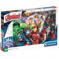 Пазл Clementoni Avengers серия Brilliant, 104 элемента (20181)