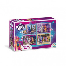 Детские Пазлы 4 в 1 My Little Pony "Новое поколение" DoDo 200389