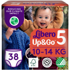 Подгузники Libero Up&Go Размер 5 (10-14 кг) 38 шт (7322541742458)