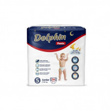 Подгузники Dolphin Dolphin 5 junior 11-25 кг 24 шт (8680131207244)
