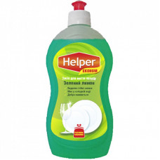 Средство для ручного мытья посуды Helper Зеленый лимон 495 мл (4823019010534)