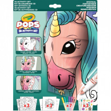 Набор для творчества Crayola POPS 3D "Мистические создания" с 7 фломастерами (04-2803)