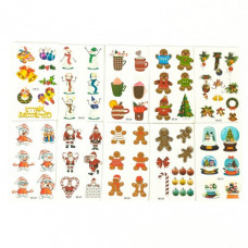Набор детских временных тату "Рождество и Новый год №5" tattoo-mini-set-cmas-10-5