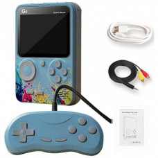 Игровая консоль приставка с дополнительным джойстиком dendy SEGA G5 500 в 1 Синяя (125315)