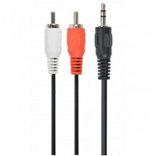 Кабель мультимедийный Jack 3.5mm папа/2RCA папа Cablexpert (CCA-458-10M)