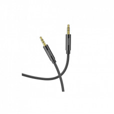 Кабель мультимедийный 3.5mm M to 3.5mm M 1.0m Black HOCO (6931474759863)