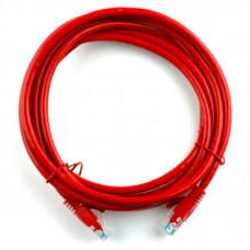 Патч-корд 7.5м, RJ-45, Cat.5e, CU, медь, красный Ritar (PCR-CU/7.5Rd / 04288)