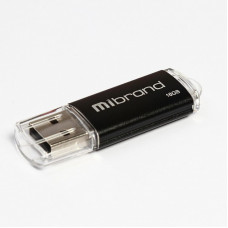 USB флеш накопитель Mibrand 16GB Cougar Black USB 2.0 (MI2.0/CU16P1B)
