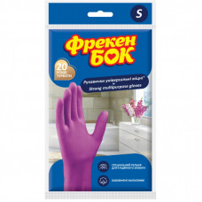 Перчатки хозяйственные Фрекен БОК универсальные суперпрочные S 1 пара (4820048480314)