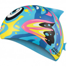 Шапка для плавания Aqua Speed Zoo 115-01-Fish 8688 синій, темно-синій, жовтий, рожевий Діт OSFM (5908217686886)