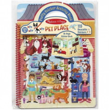 Набор для творчества Melissa&Doug Объемные многоразовые наклейки Дом для животных (MD19429)