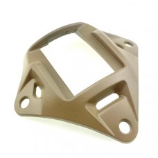 Металлический кронштейн платформа крепление шрауд NVG Mount звезда на шлем - Койот (69815)