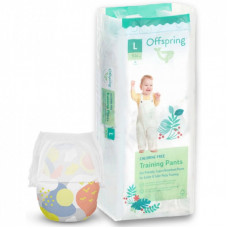 Подгузники Offspring Skye Размер L 9-14 кг 36 шт (DP-OI-FAP-L36P-SKY)