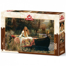 Пазл ART PUZZLE Леди Шалотт 1888 года, Джон Уильям Уотерхаус, 2000 элементов (5478)