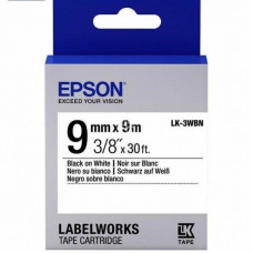 Лента для принтера этикеток Epson LK3WBN (C53S653003)