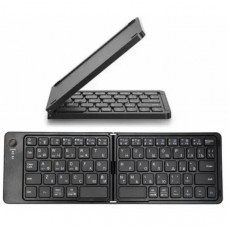 Клавиатура беспроводная bluetooth HB-028, раскладная, 67 клавиш, (Eng/Pyc), 283x95x9 мм Чёрная (135325)