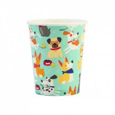 Стаканы одноразовые Maxi Happy Dogs бумажные 270 мл 6 шт. (MX440216)