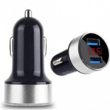 Автомобильное зарядное устройство (АЗУ) HZ HC6 на 2 USB Чёрный (90625)