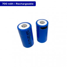 Аккумуляторная батарея литиевая CR123A/16340 700mAh с разъемом TYPE-C 3.7V Lithium (69825)