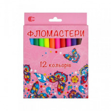 Детские Фломастеры «Картон» 950-12 12 цветов (Вид 2)