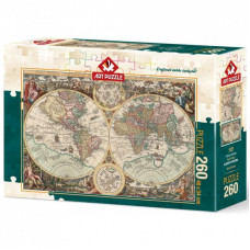 Пазл ART PUZZLE Карта мира, 260 элементов (4276)