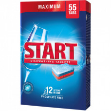 Таблетки для посудомоечных машин Start Maximum 55 шт. (4820207100077)
