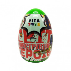 Конструктор в яйце "Герои" Vita Toys VTK 0074 100 деталей