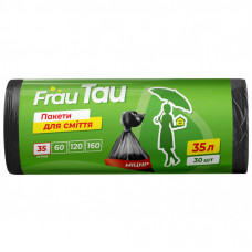 Пакеты для мусора Frau Tau Черные 35 л 30 шт. (4820195508152)