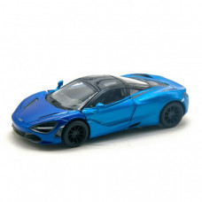 Детская коллекционная машинка McLaren 720S KT5403W инерционная (Синий)
