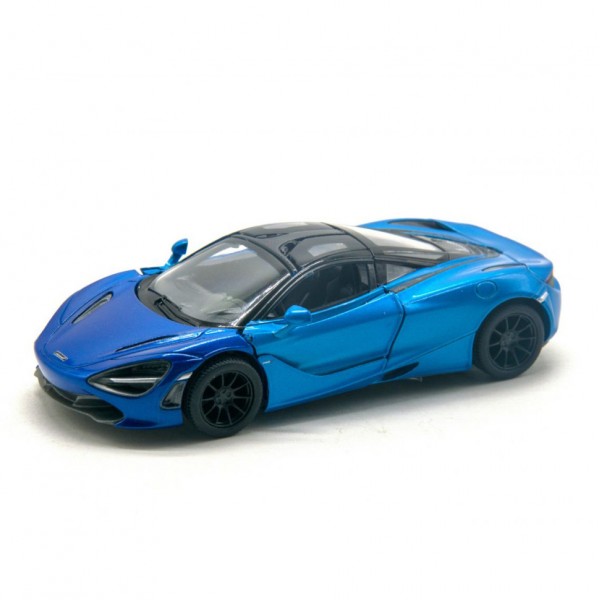 Детская коллекционная машинка McLaren 720S KT5403W инерционная (Синий)