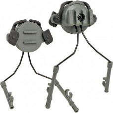 Крепление адаптер на каску шлем HL-ACC-43-OD для наушников Peltor/Earmor/Walkers (olive) (69735)