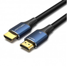 Кабель мультимедийный HDMI M to HDMI M 1.5m 8K cotton braided blue Vention (ALGLG)