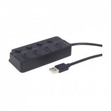 Концентратор Gembird USB 2.0 4 ports (UHB-U2P4P-01)
