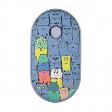 Мышка 2E MF300 PETSCATS Silent Wireless/Bluetooth Blue (2E-MF300WPETSBL)