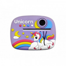 Детский фотоаппарат моментальной печати фото Unicorn "Единорог" Интерактивная игрушка для детей Фиолетовый (53439) (130935)