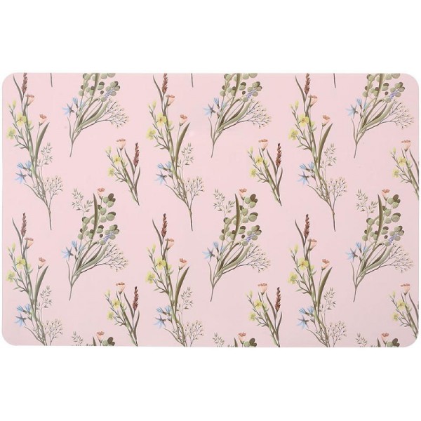 Набір 12 сервірувальних серветок 28x43см підтарільники Floral-094, поліпропілен (112045)