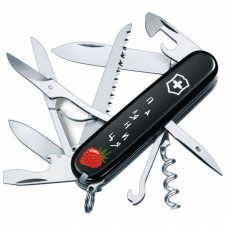 Нож Victorinox Huntsman Ukraine Black "Паляниця" (1.3713.3_T1300u)