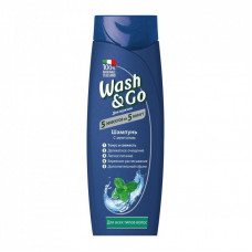 Шампунь Wash&Go с ментолом для всех типов волос 400 мл (8008970042251)