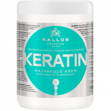 Маска для волос Kallos Cosmetics Keratin Восстанавливающая с кератином и молочным протеином 1000 мл (5998889508142)